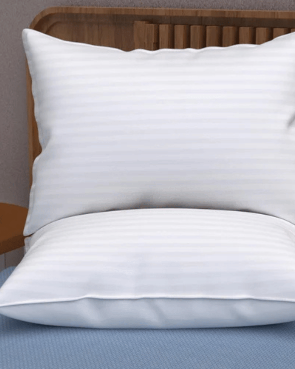 Soft and breathable virgin fibre bed pillow
