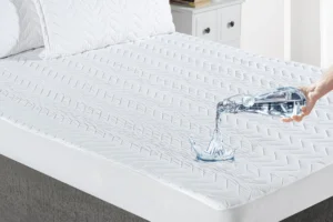 Waterproof mattress protector with 100GSM padding