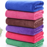 650 GSM hotel-grade cotton bath towel folded