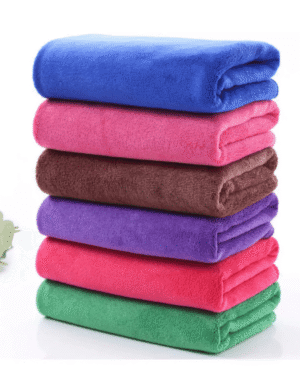 650 GSM hotel-grade cotton bath towel folded