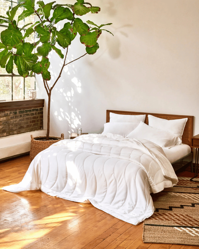 Soft virgin duvet perfect for year-round use